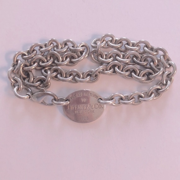Tiffany & Co. Return to Tiffany® Oval Tag Necklace - Authentic - Picture 11 of 16